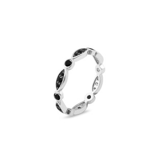 Stříbrný prsten se zirkony Rings ryzost 925 | iSezam.cz