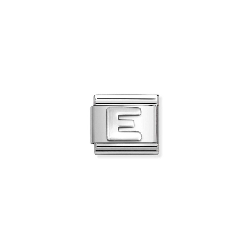 Srebrna Literka E Nomination Composable - JubilerSezam.pl