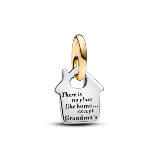Charms Pandora Dom Babci - Srebrny, Dwukolorowy - JubilerSezam.pl