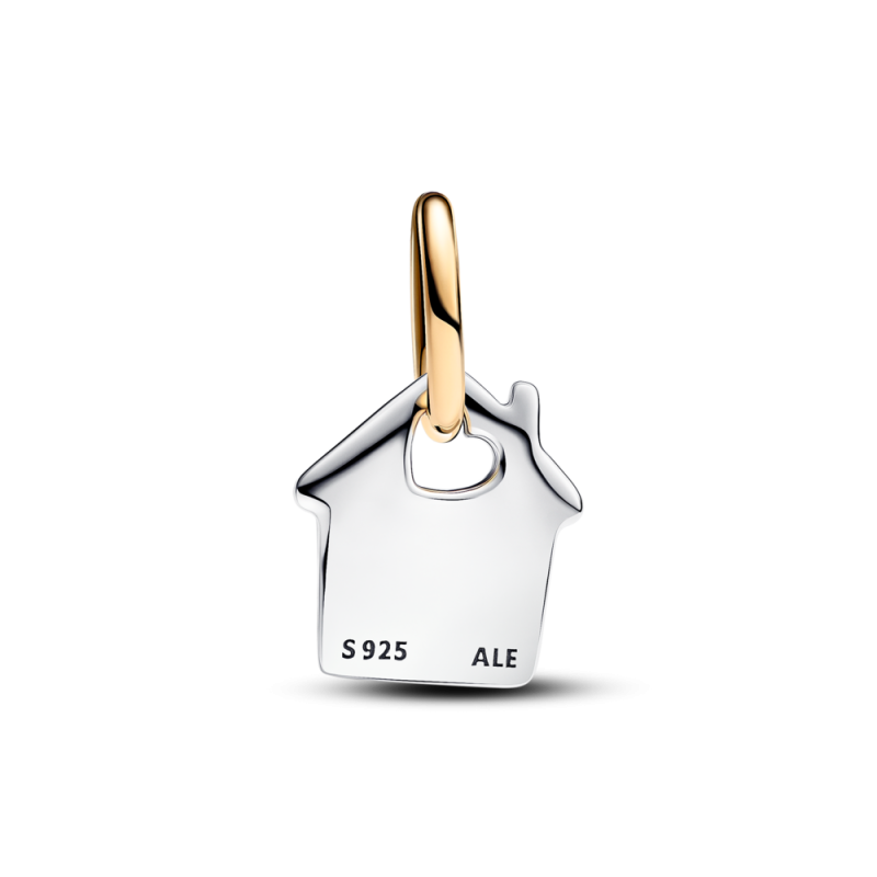 Dwutonowy charms-zawieszka Pandora Dom babci 763205C00