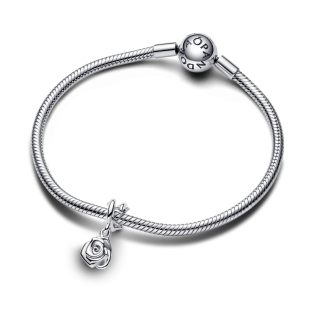 Charms Pandora Kwitnąca Róża Srebro 925 - JubilerSezam.pl