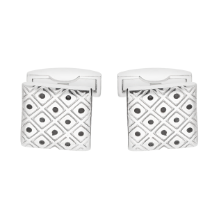Stříbrné manžetové knoflíčky čtverec Ag 925 | iSezam.cz