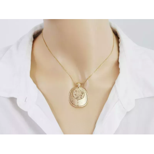 Zlatý přívěsek s ornamentem | Ryzost 585 | iSezam.cz