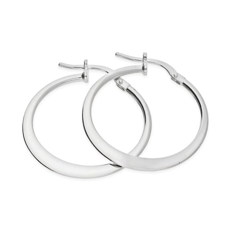Stříbrné kruhové náušnice 23 mm, ryzost 925 | iSezam.cz