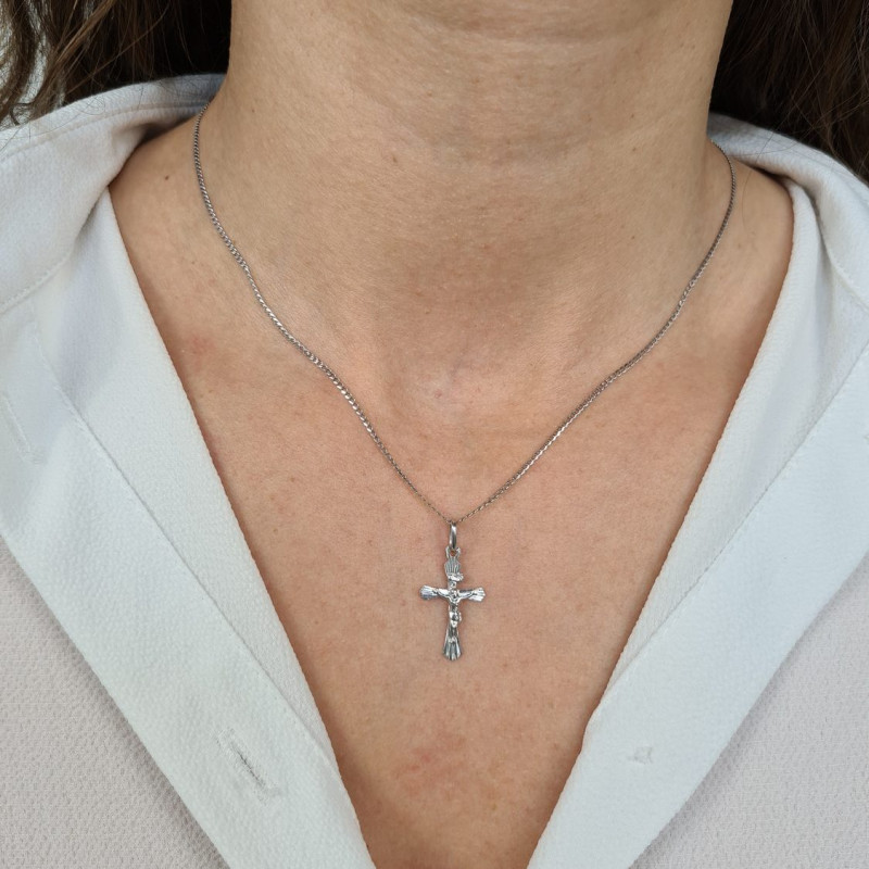 Řetízek z bílého zlata pancer 1,2 mm, ryzost 585