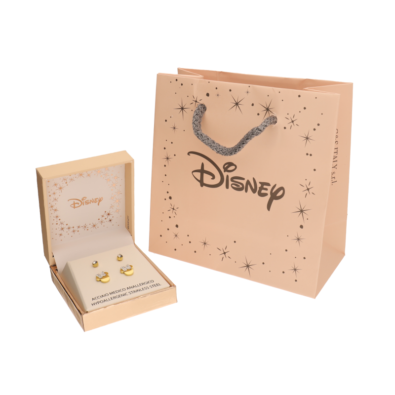 Náušnice Disney 2 páry se zirkonem a myškou Minnie DK S600149YRWL-B.CS
