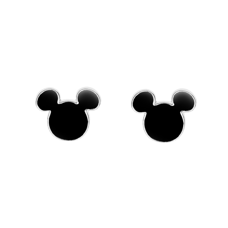 Stříbrné náušnice Mickey Mouse Disney | iSezam.cz