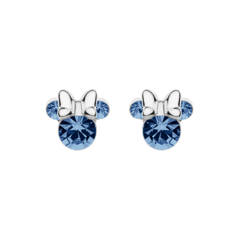Stříbrné náušnice Disney Minnie Mouse | iSezam.cz