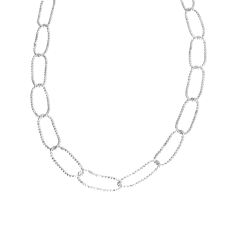 Stříbrný náhrdelník řetízek bead ryzost 925 | iSezam.cz