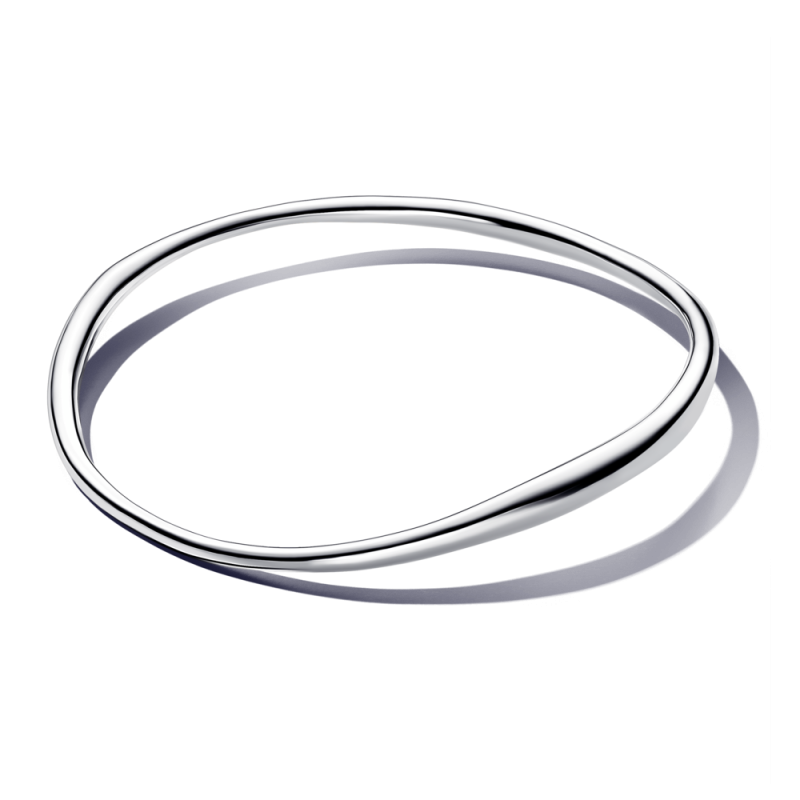 Náramek Pandora bangle s organickým tvarem 593317C00