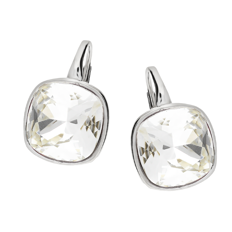 Stříbrné náušnice Swarovski | iSezam.cz