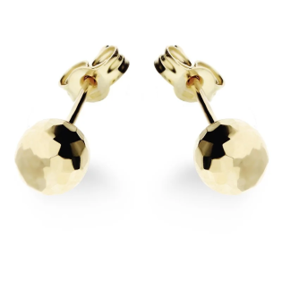 Zlaté náušnice kuličky 5mm ryzost 375 | iSezam.cz