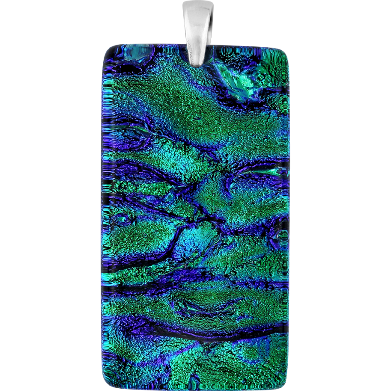 Přívěsek Murano Emerald KQ KO10-04 stříbro 925 | iSezam.cz