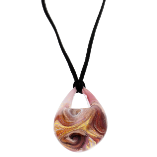 Náhrdelník Murano růžový | iSezam.cz