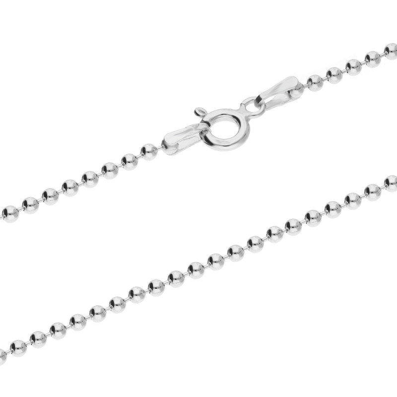 Stříbrný řetízek bead ryzost 925 - iSezam.cz