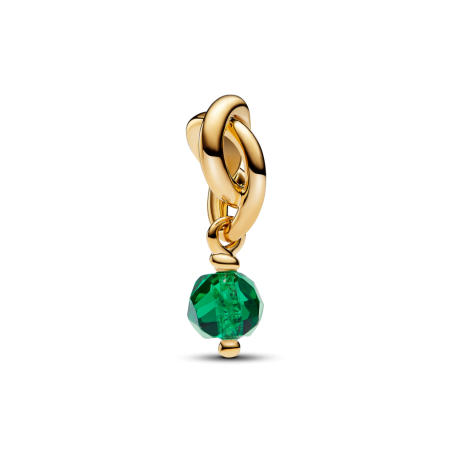 Charms Pandora Zielony Symbol Wieczności 763462C05 - JubilerSezam.pl