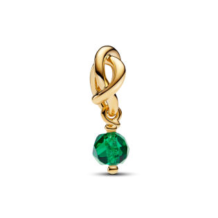 Charms Pandora Zielony Symbol Wieczności 763462C05 - JubilerSezam.pl