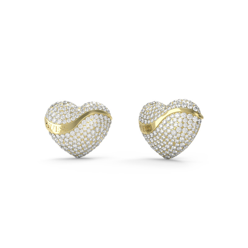 Zlaté náušnice Guess puzety JUBE04490JWYG | iSezam.cz