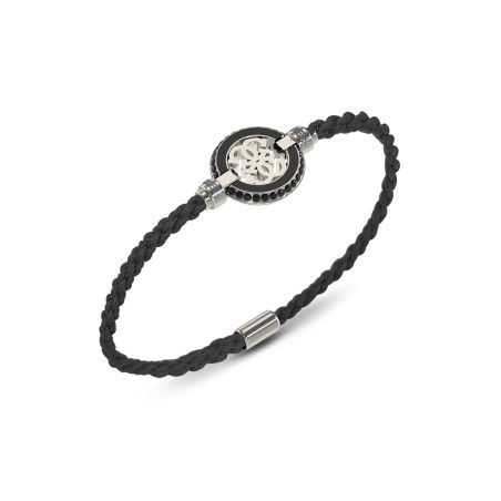 Bransoletka męska Guess skórzana JUMB04425JWSTBK - JubilerSezam.pl