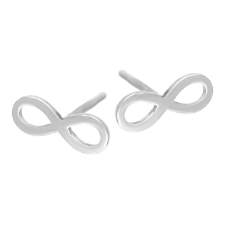 Stříbrné náušnice Infinity ryzost 925 | iSezam.cz