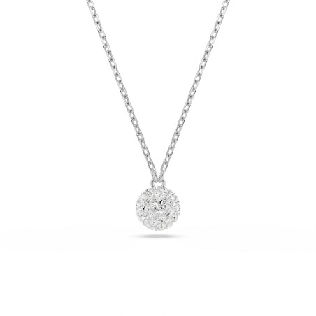 Wisiorek Swarovski Dextera Biała Sfera z Kryształami - JubilerSezam.pl