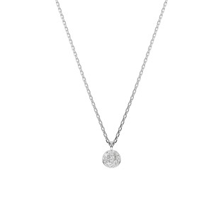 Wisiorek warstwowy Swarovski Sublima Biały, Powłoka z rodu