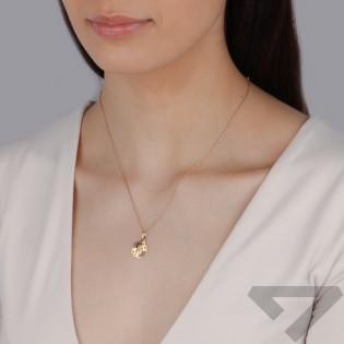 Zlatý medailonek Panny Marie Čenstochovské, ryzost 333 - iSezam.cz