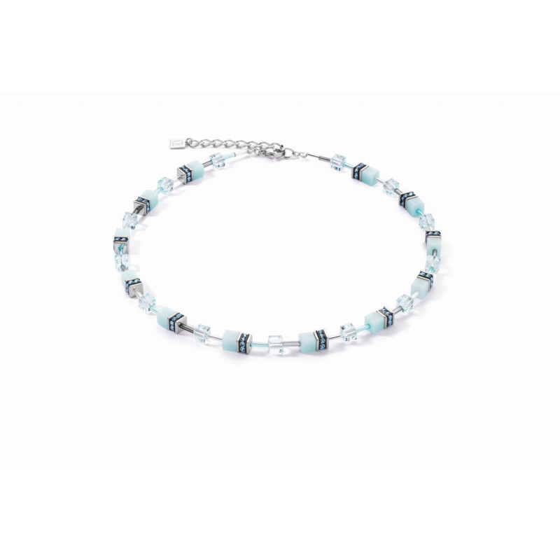 Náhrdelník Coeur de Lion Light Aqua s krystaly Swarovski | iSezam.cz