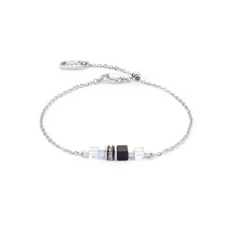 Náramek Coeur de Lion Black-Silver - iSezam.cz