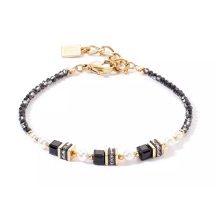 Bransoletka Coeur de Lion Black Kryształy Swarovski - JubilerSezam.pl