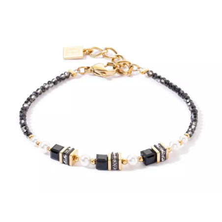 Bransoletka Coeur de Lion Black Kryształy Swarovski - JubilerSezam.pl