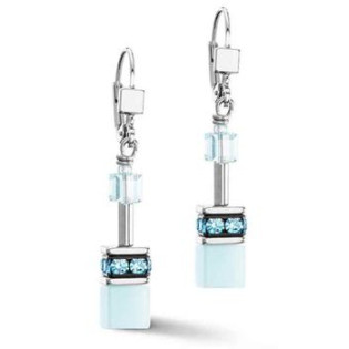 Kolczyki Coeur de Lion Light Aqua - Srebrne z Kryształami - JubilerSezam.pl