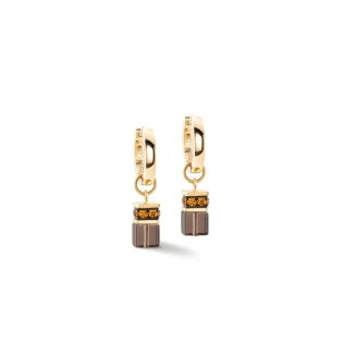 Kolczyki Coeur de Lion 1116 Brown-Gold