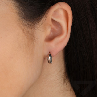 Stříbrné náušnice kroužky placičky - minimalistický styl - iSezam.cz