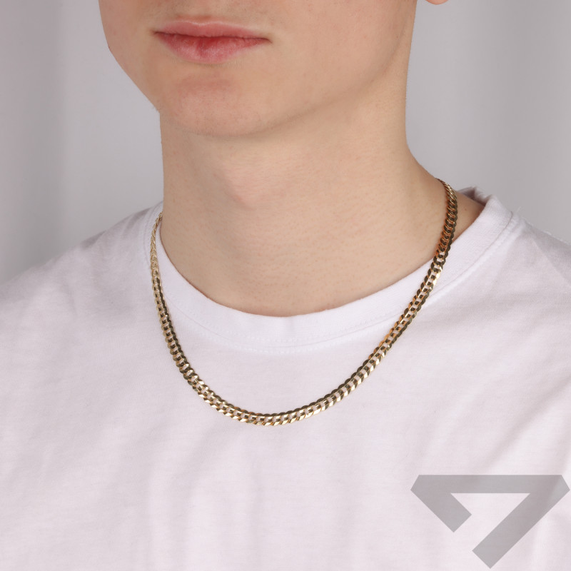 Zlatý řetízek panceř ryzost 585