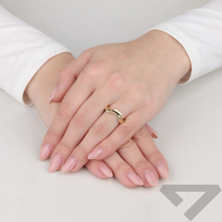 Zlatý prsten vlna ryzost 375 - Minimalistický design | iSezam.cz
