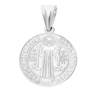 Medailonek stříbrný sv. Benedikta - Symbol víry - iSezam.cz