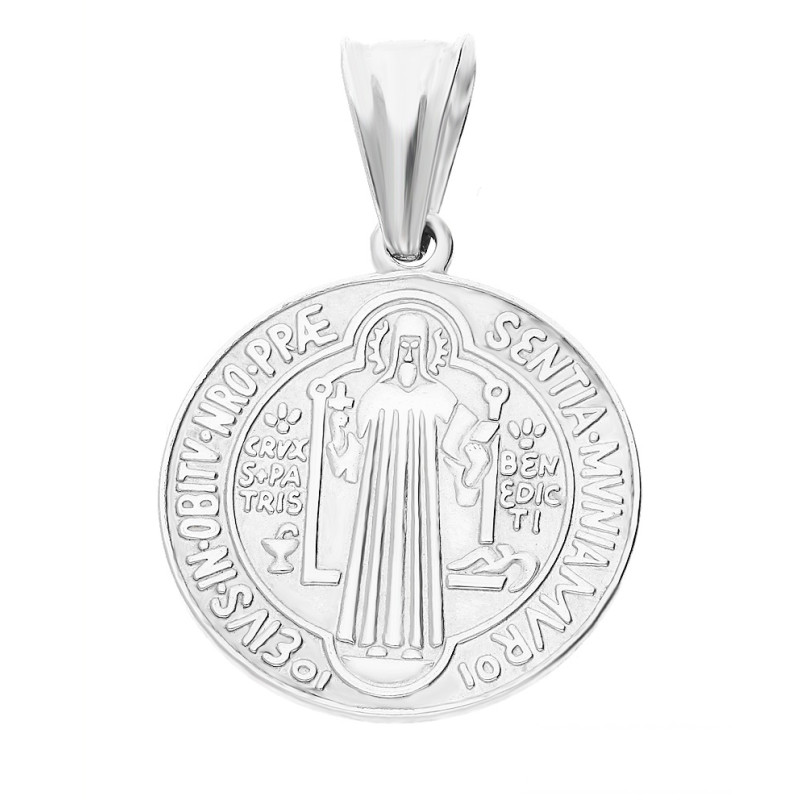 Medailonek stříbrný sv. Benedikta - Symbol víry - iSezam.cz