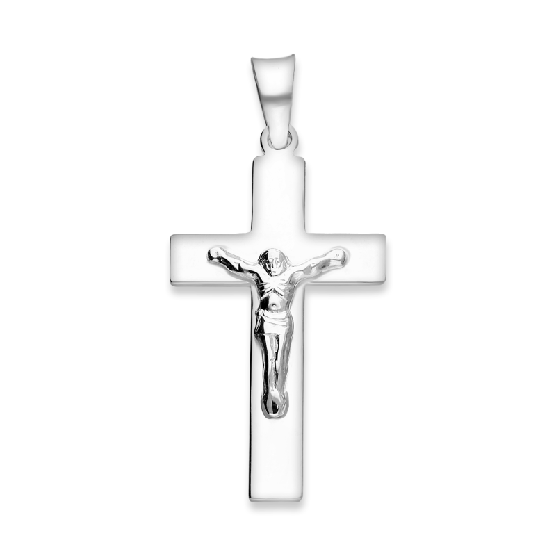 Stříbrný Křížek s Ježíšem - Symbol Víry | iSezam.cz