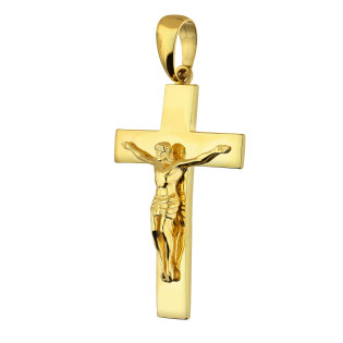 Zlatý křížek s Ježíšem - Symbol Víry | iSezam.cz