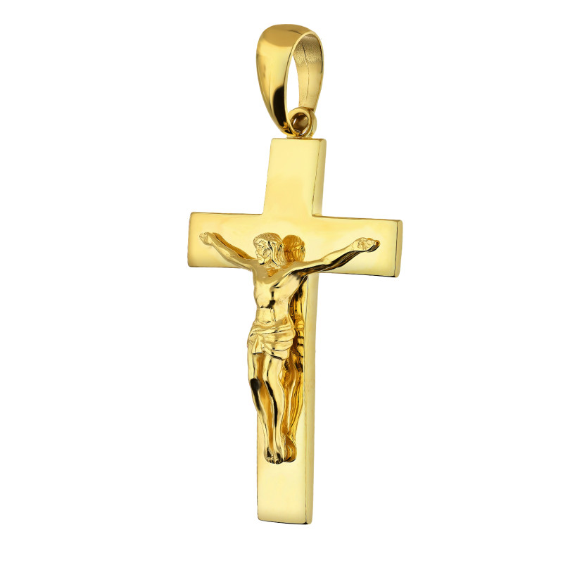 Zlatý křížek s Ježíšem - Symbol Víry | iSezam.cz