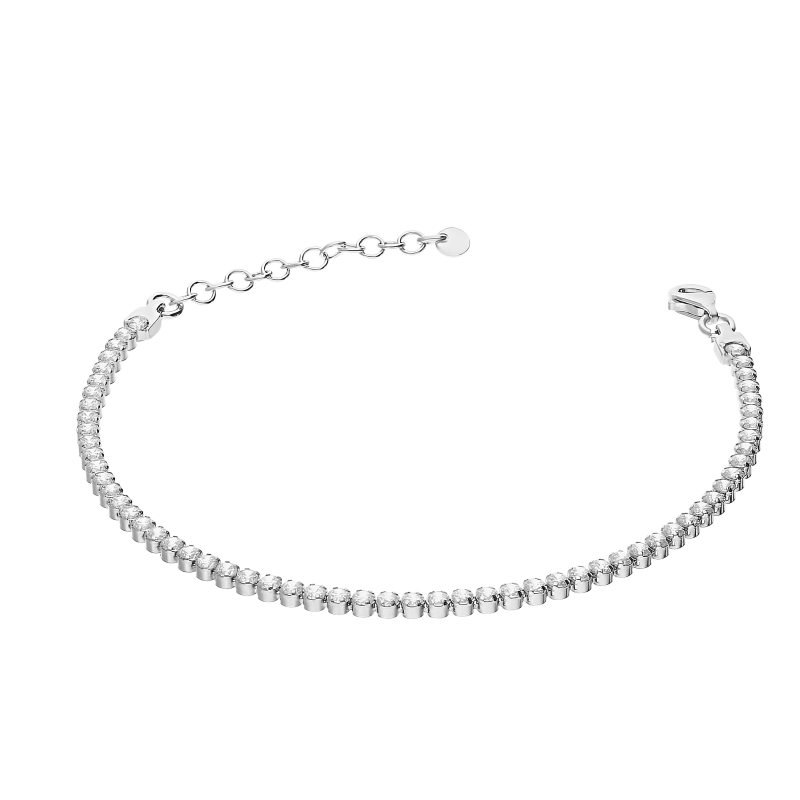 Stříbrný náramek se zirkony | Elegantní šperk | iSezam.cz