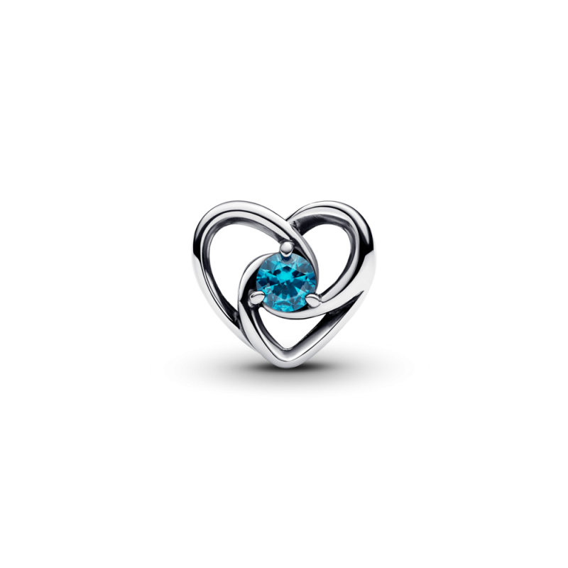 Charms Ażurowe serce z kamieniami 793744C01