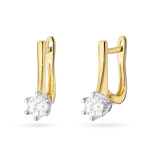 Náušnice z briliantů 0,60 ct | iSezam.cz