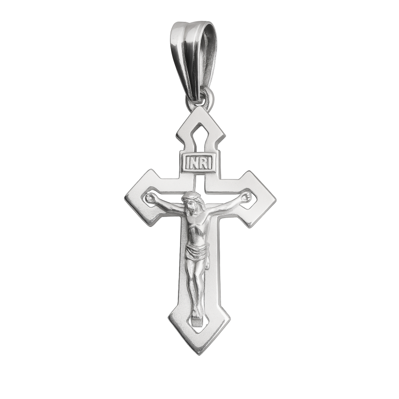 Objevte elegantní stříbrný křížek s vyobrazením Ježíše. Ideální dárek ke křtu, přijímání nebo jako symbol víry. Stylový a duchov