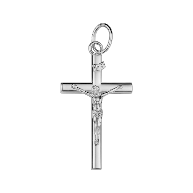 Stříbrný křížek s Pánem Ježíšem - Symbol víry - iSezam.cz