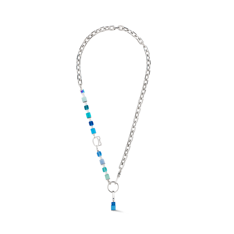 Náhrdelník Coeur de Lion Blue-Turquois z oceli - Jubiler Sezam