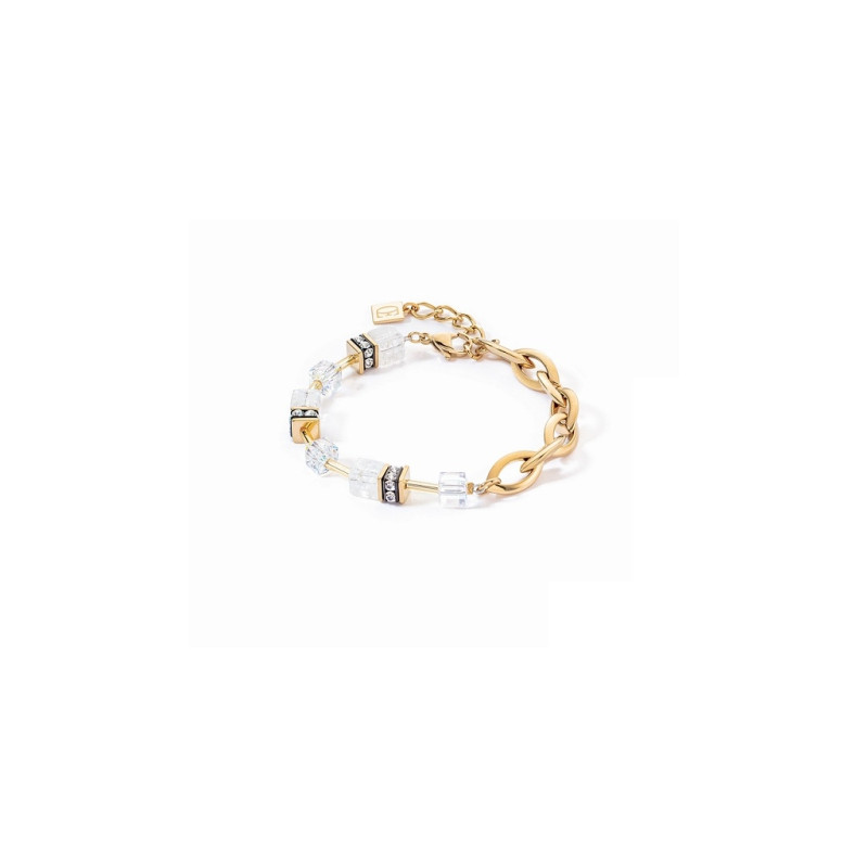 Bransoletka Coeur de Lion Stal Pozłacana White-Gold - JubilerSezam.pl