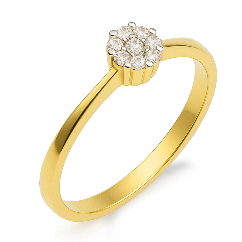 Zásnubní prsten s diamanty - iSezam.cz