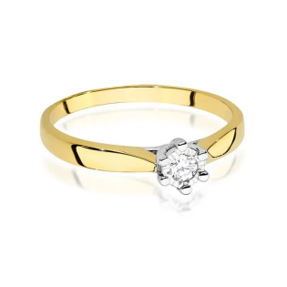 Zásnubní prsten Soliter Magic ze zlata pr. 585 s diamantem | iSezam.cz